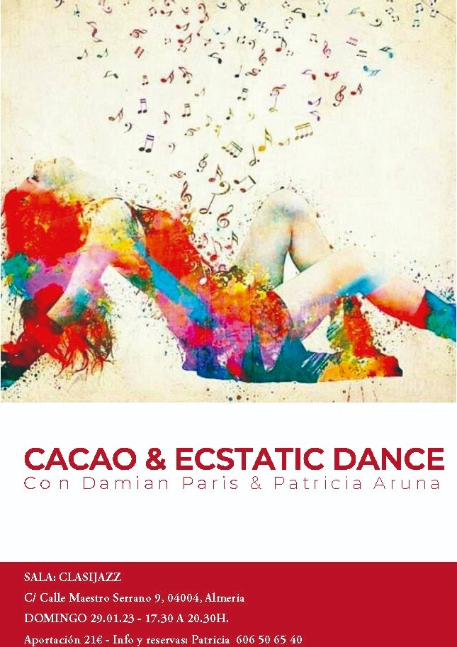 Cacao & Ecstatic Dance con Damián París y Patricia Aruna