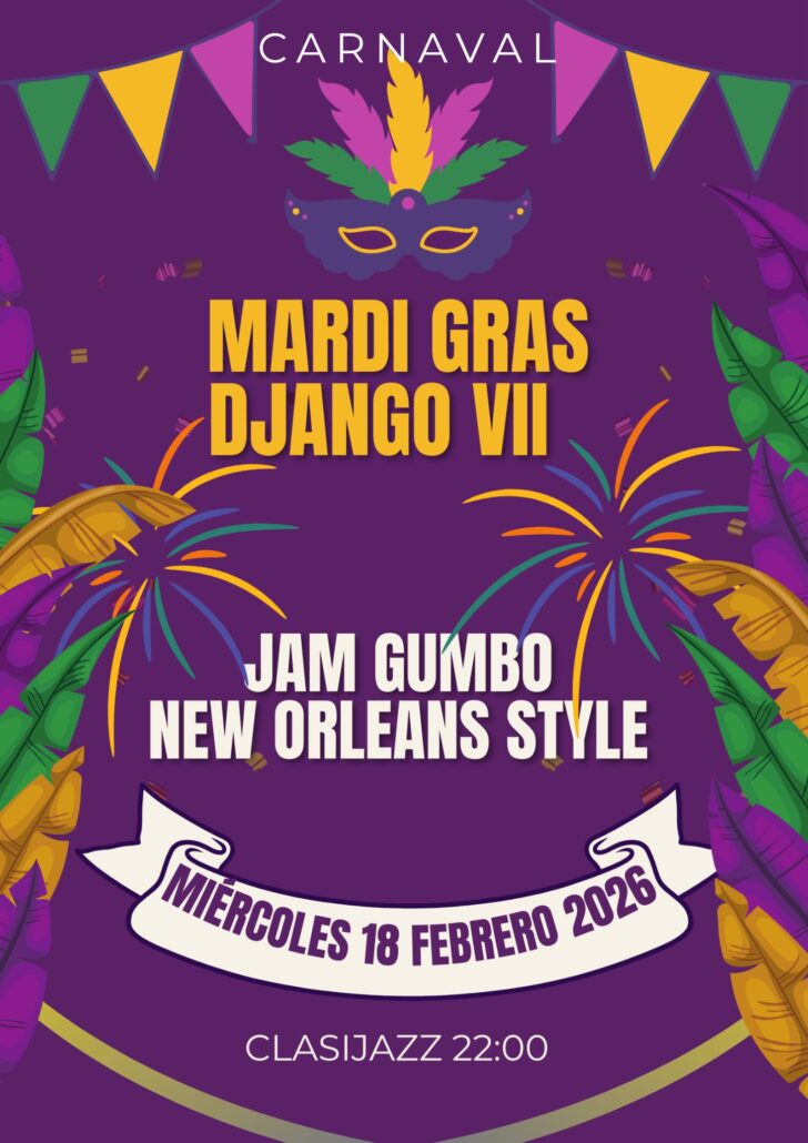 Jam Session – Especial Mardi Gras