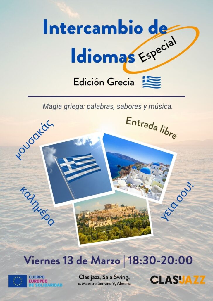 Intercambio de idiomas – Edición Grecia