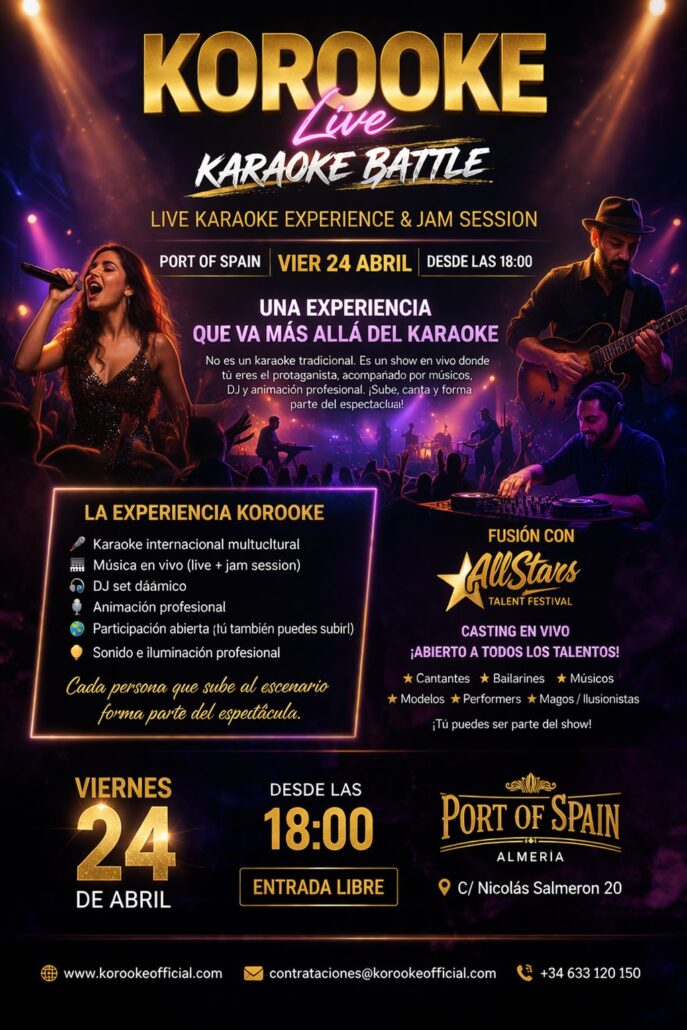 Korooke Live – Karaoke Battle Experience – PORT OF SPAIN