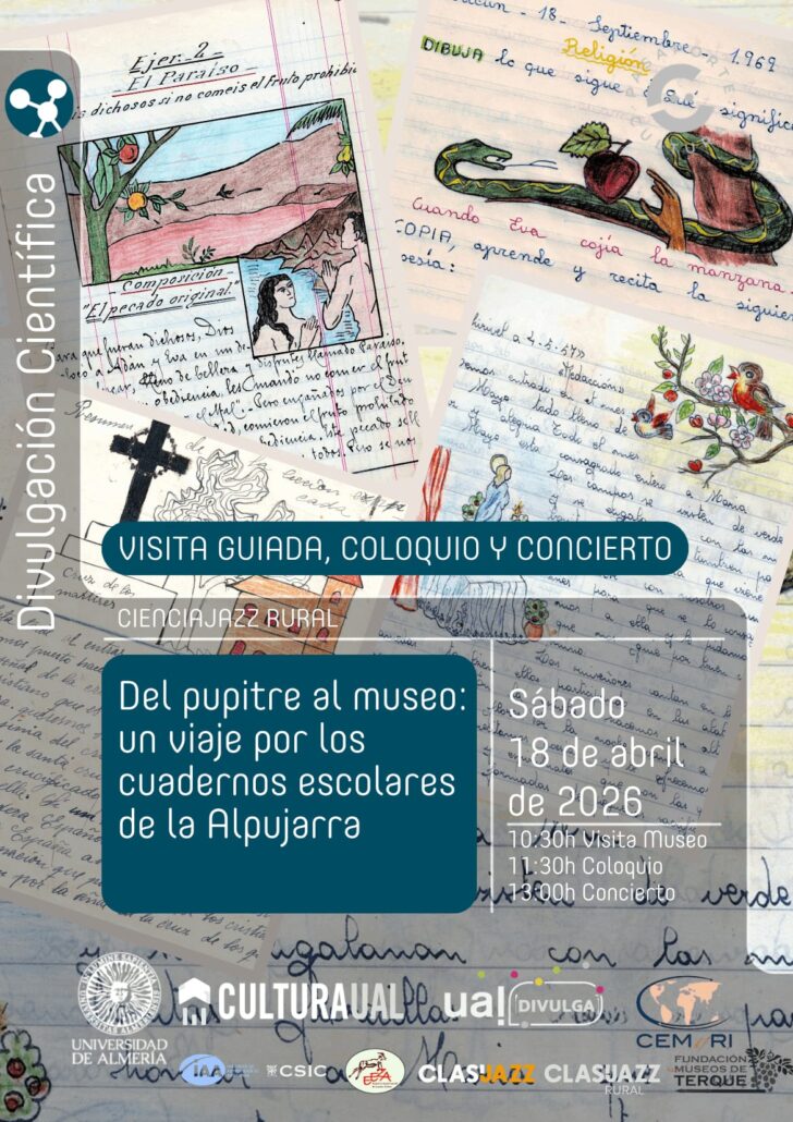 Cienciajazz Rural: «Del pupitre al museo: un viaje por los cuadernos escolares de La Alpujarra» – EL MOLINO Clasijazz Rural