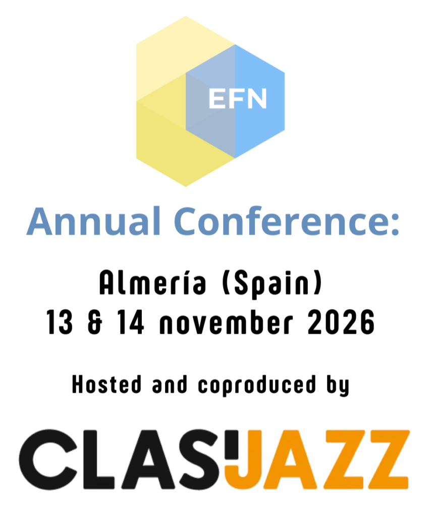 Conference date with Claisjazz and EFN logo